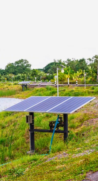 Implementación de sistemas de riego con energía solar