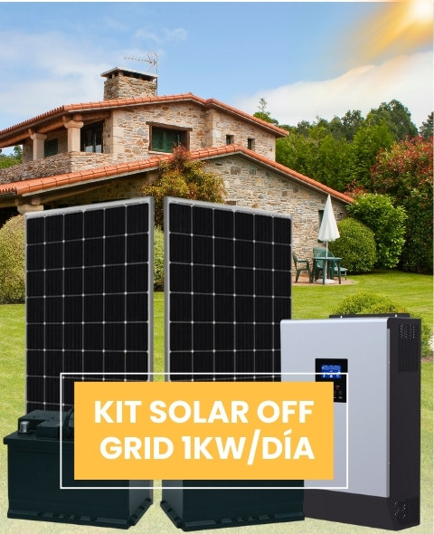 Kit-solar off grid 1kwdia