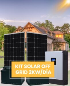 Kit-solar off grid 2kwdia